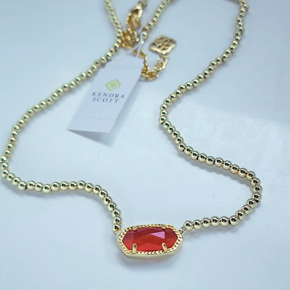 Kendra Scott Elise Gold Necklace - Picture 2 of 6